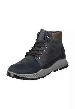 Ботильоны из кожи нубука/текстиля Igi&co, синий