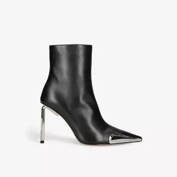 Ботильоны из кожи с металлической отделкой и шестигранным ключом Off-White C/O Virgil Abloh, черный