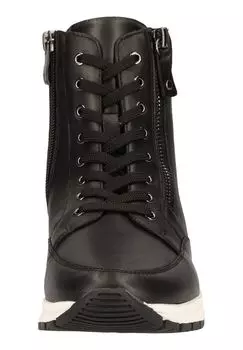 Ботильоны из кожи/синтетики Caprice, черный