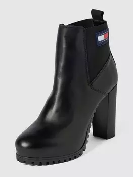 Ботильоны из микса кожи Tommy Jeans, черный
