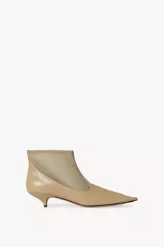 Ботильоны из нейлона и кожи. The Row, серый