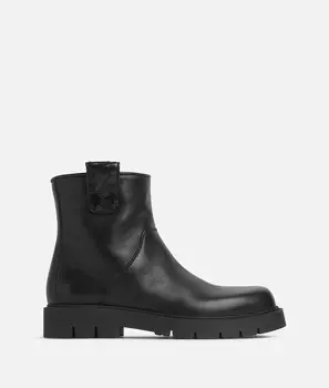 Ботильоны из пикши Bottega Veneta, черный