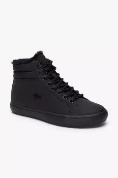 Ботильоны из термокожи Straight Set Lacoste, черный
