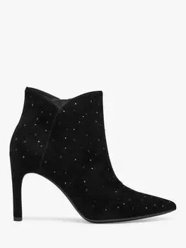 Ботильоны из замши faviola Geox, цвет Brilliant Black