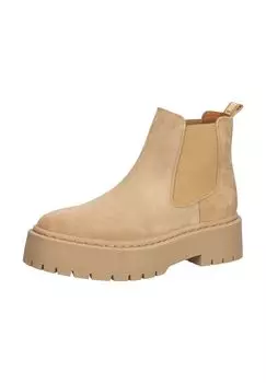 Ботильоны из замши/текстиля STEVE MADDEN, цвет Camel