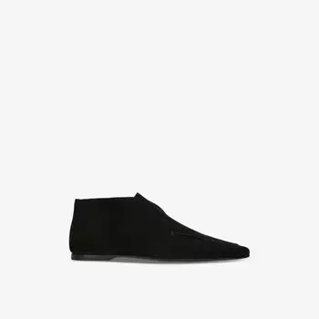 Ботильоны из замши в стиле пустыни Toteme, черный