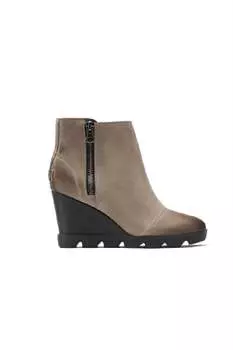 Ботильоны Joan Uptown Zip Bootie цвета хаки, черные Sorel