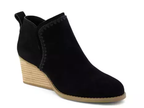 Ботильоны Kaia Wedge Bootie Toms, черный