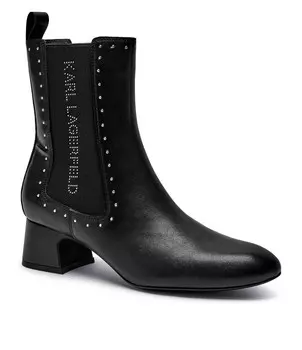 Ботильоны Karl Lagerfeld a tacco largo BONNIE, черный