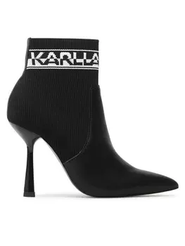 Ботильоны Karl Lagerfeld, черный