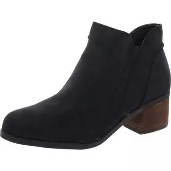 Ботильоны Kenzie Womens Comfort Insole из искусственной замши Bella Vita, черный