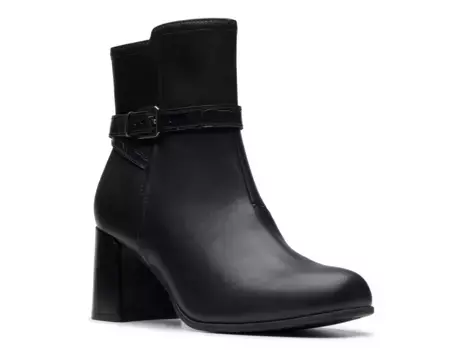 Ботильоны Kiersta Haley Bootie Clarks, черный