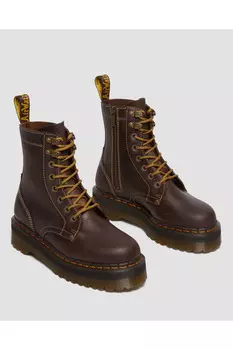 Ботильоны - Коричневый - Блок Dr. Martens, коричневый