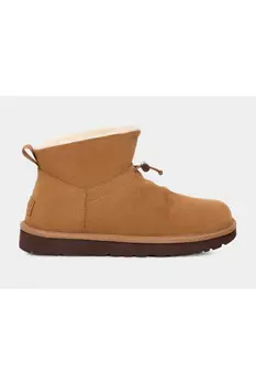 Ботильоны - Коричневый - Блок UGG, коричневый