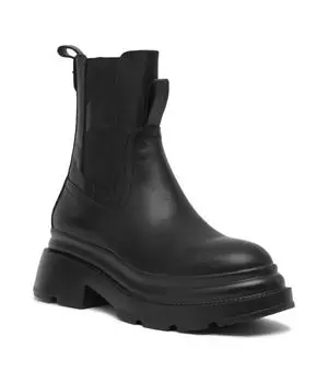 Ботильоны кожаные Karl Lagerfeld Danton, черный