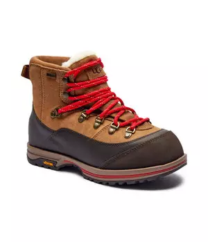 Ботильоны кожаные Ugg Brecken на шнуровке, коричневый