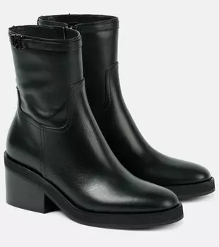 Ботильоны кожаные Yasmin 70 Jimmy Choo, черный