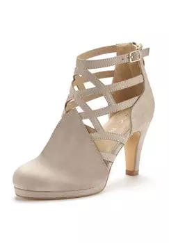 Ботильоны LASCANA, цвет beige