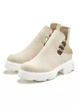 Ботильоны LASCANA, цвет beige/wei