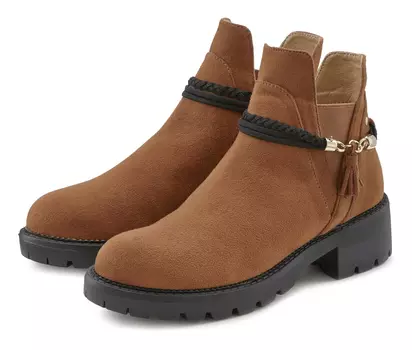 Ботильоны LASCANA, кэмел