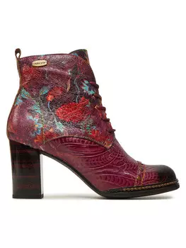 Ботильоны Laura Vita, темно-красный