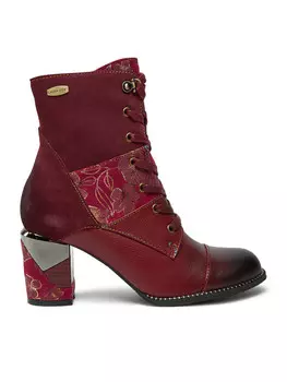 Ботильоны Laura Vita, темно-красный
