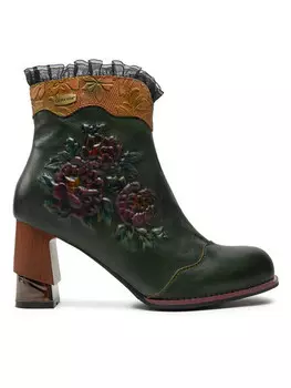 Ботильоны Laura Vita, зеленый