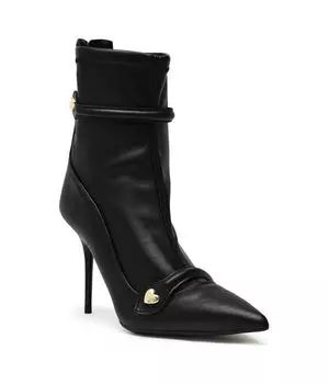 Ботильоны Love Moschino с элементами кожи, черный