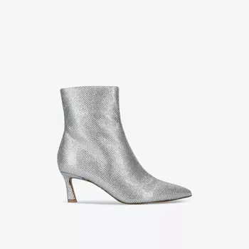 Ботильоны Lulah, плетеные и украшенные стразами Steve Madden, серебряный