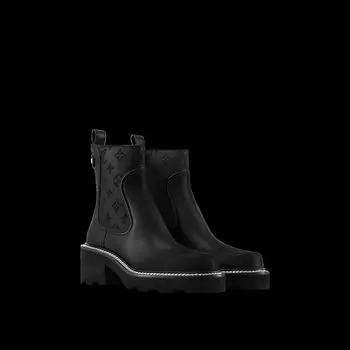 Ботильоны LV Beaubourg Louis Vuitton, черный