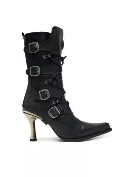 Ботильоны M-9373-S2 New Rock, черный