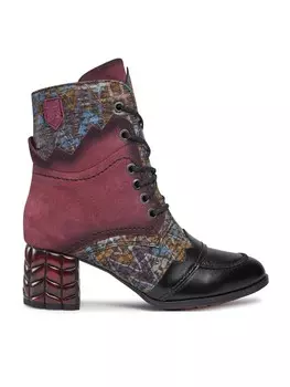 Ботильоны Maciejka, темно-красный