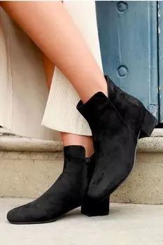 Ботильоны Maggie на низком каблуке Linzi, черный