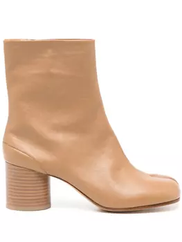 Ботильоны Maison Margiela Tabi H60, коричневый