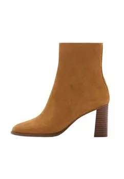 Ботильоны Mango, коричневый