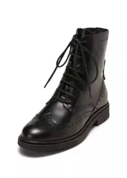 Ботильоны Marc O'Polo в стиле броги с внутренней молнией ", черный