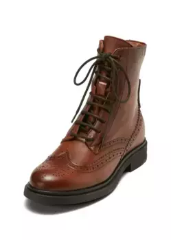 Ботильоны Marc O'Polo в стиле броги с внутренней молнией ", коричневый