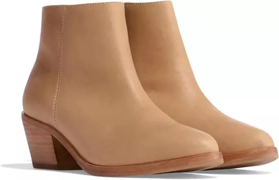 Ботильоны Marisa Inside Zip Bootie Nisolo, цвет Almond