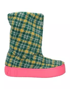 Ботильоны Marni, темно-зеленый