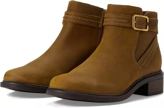 Ботильоны Maye Strap Clarks, цвет Dark Tan Leather