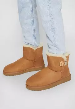 Ботильоны MINI BAILEY BUTTON UGG, каштановый