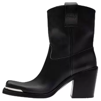 Ботильоны Miu Miu, черный