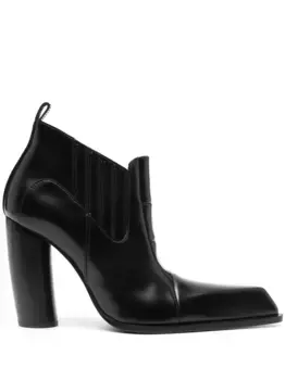 Ботильоны Moon Beatle Shade 95 OFF-WHITE, черный