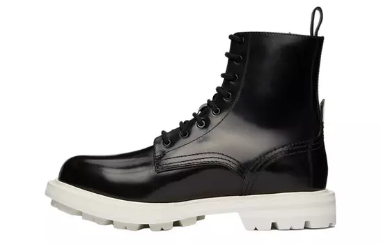 Ботильоны мужские черные серые белые Alexander Mcqueen