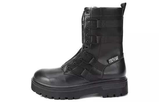 Ботильоны мужские черные Versace Jeans