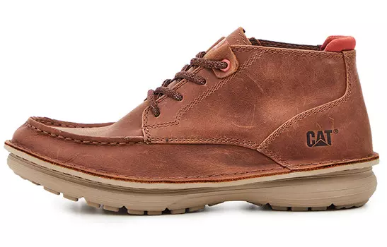 Ботильоны мужские коричневые Cat