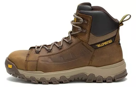 Ботильоны мужские коричневые Cat