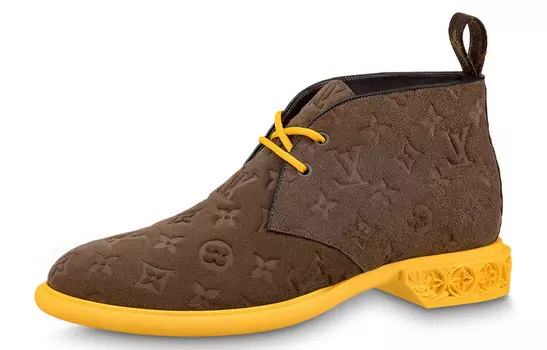 Ботильоны мужские коричневые Louis Vuitton