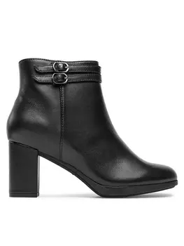 Ботильоны на блочном каблуке Bayla Light Clarks, черный