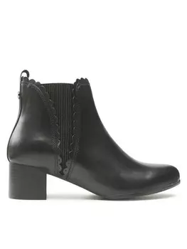 Ботильоны на блочном каблуке Caprice, черный